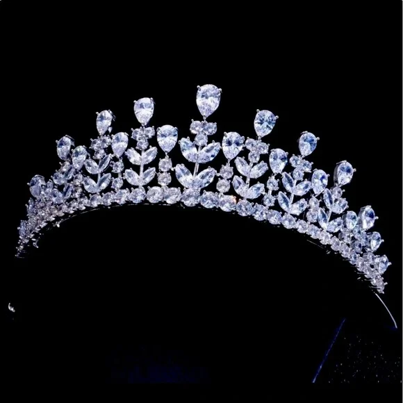 NEW AAA CZ Tiara/Crown HTB1yDlVMMHqK1RjSZJnq6zNLpXaq.jpg main image 3
